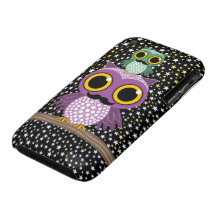 owling Eulen des Schnurrbartes iPhone 3 Case-Mate Hülle