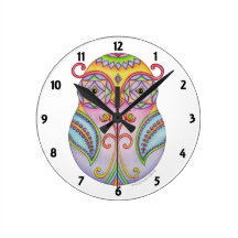 Owlushka Amethyst-Uhr Wanduhren