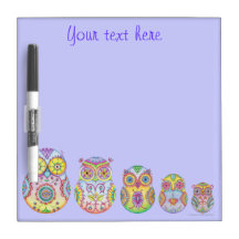Owlushka Eulenfamilie Memo Boards