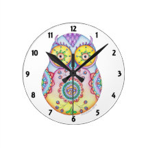 Owlushka helle Augen-Uhr Uhren