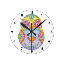 Owlushka rosige Uhr Uhren