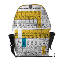 Oxygentees Periodensystem-Bote-Tasche Kuriertasche