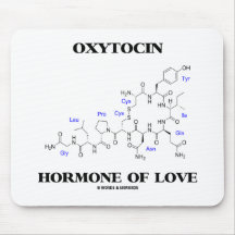 Oxytocin-Hormon der Liebe (Chemie) Mauspad