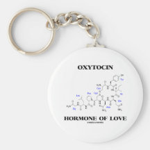 Oxytocin-Hormon der Liebe (Chemie) Schlüsselband