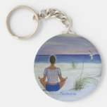 Ozean von Friedenskeychain Schlüsselbänder