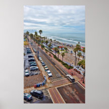 Ozeanufer, Kalifornien (USA) Posterdruck