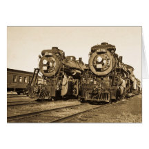 "Paart" KN-Eisenbahn-Lokomotiven 3461 und 3501 Karten