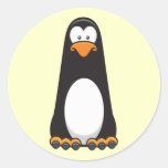 Pablo der nachdenkliche Aufkleber des Pinguin-(Gew