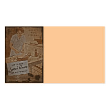 Packing Lunch Boxes WWII Business Card Templates
