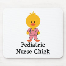 Pädiatrisches Krankenschwester-Küken Mousepad