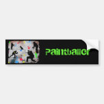 Paintball-Kampf Autosticker