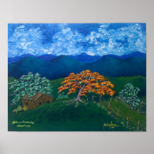 Paisaje Boricua Plakatdruck