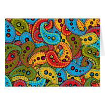 Paisley Grußkarten