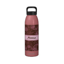 Paisley träumt personalisiertes wiederverwendbare wasserflasche