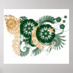 Pakistan-Flagge Posterdrucke