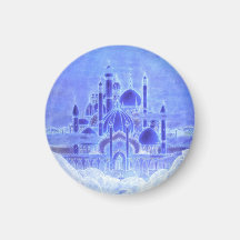 Palace Edmun Dulac Architecture Arabian Nights Fridge Magnets