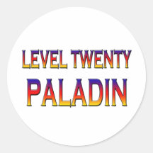 Paladin des Niveaus zwanzig Stickers