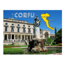 Palaia Anaktora, Korfu, Griechenland Postkarte