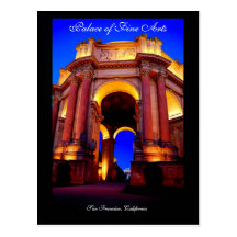 Palast von schönen Künsten Postkarte