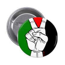 PALÄSTINA-FLAGGEN-FRIEDENSzeichen Anstecknadelbuttons