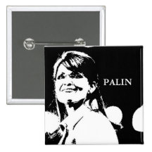 Palin b/w Pin Anstecknadelbuttons