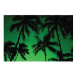 Palmen im Sommer poster