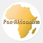 Pan-AFricanism #2 Runde Aufkleber