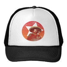 Pancho Landhaus-Vintager roter Stern Kultcaps