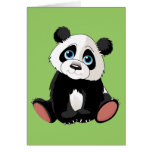 Panda-Bär Grußkarte