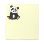 Panda-Bär Memo Notiz Pad