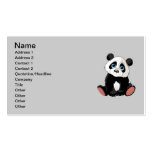 Panda-Bär Visitenkartenvorlage