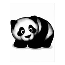 Panda-Entwurf Postkarten