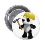 Panda-Erbauer des Baby-3d Anstecknadelbuttons