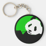 Panda. Farbkundengerechter Kreis Schlüsselband