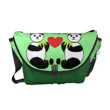 Panda-Freund-Bote-Tasche Kuriertasche