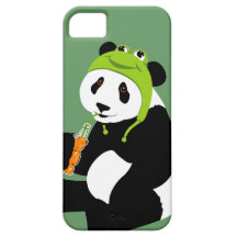 Panda-Frosch-Hut iphone 5 iPhone 5 Etui