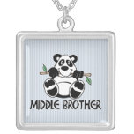 Panda-Jungen-Mitte-Bruder Halsketten