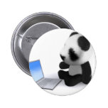 Panda-Laptop des Baby-3d Button