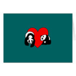 Panda-Liebe Grußkarten
