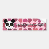 "Panda-Liebe-" Stoßaufkleber autoaufkleber