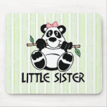 Panda-Mädchen-kleine Schwester Mousepad