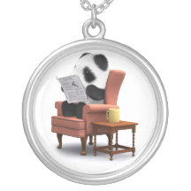 Panda-Stuhl des Baby-3d Halskette