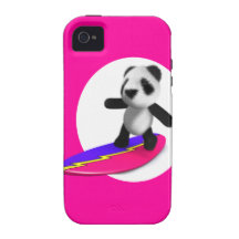 Panda-Surfen des Baby-3d iPhone 4 Cover