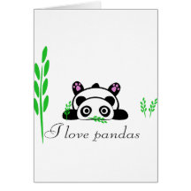 Pandas der Liebe I Grußkarten