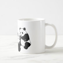 Pandas Kaffeetassen