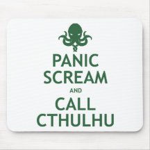 Panik-Schrei und Anruf Cthulhu Mauspad