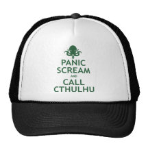 Panik-Schrei und Anruf Cthulhu Retrokult Cap