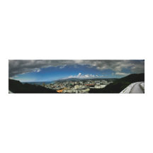 pano von Nago-Stadt Leinwanddrucke