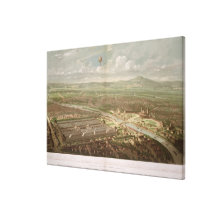 Panoramablick der Ausstellung Universelle Leinwanddruck