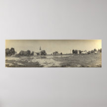 Panoramablick der Reform-Kirche - Kelleys Insel Poster